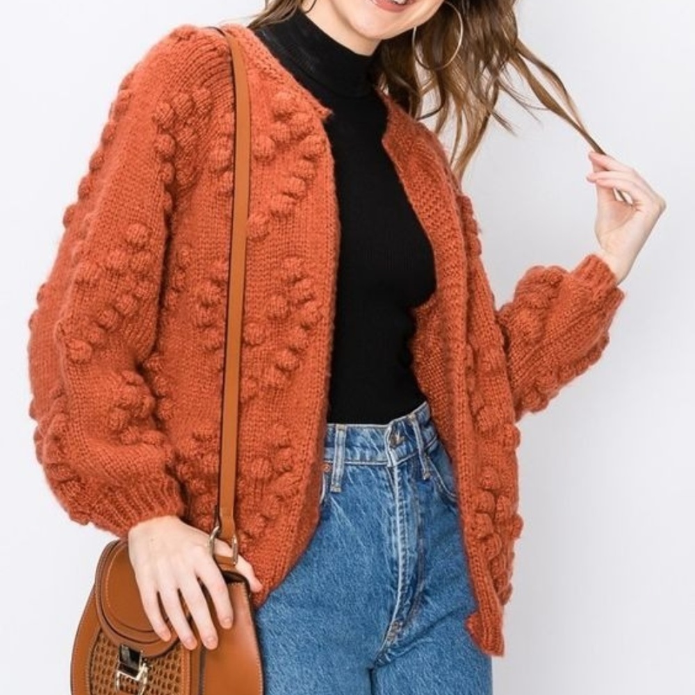 Open Cardigan Sweater